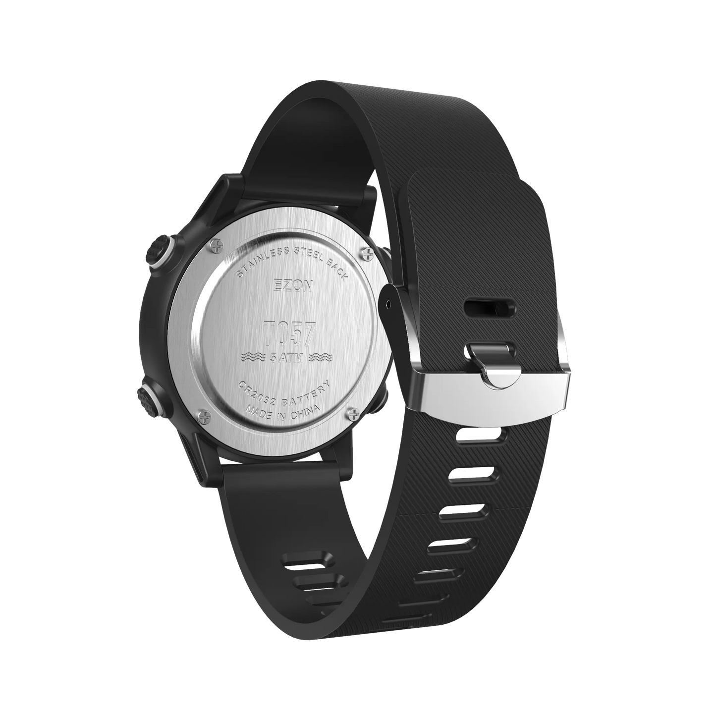 EZON T057 Men's Heart Rate Monitor Running Digital Watch Alarm Chronograph Calorie Counter Sport Watch with Chest Strap - EZON Watch