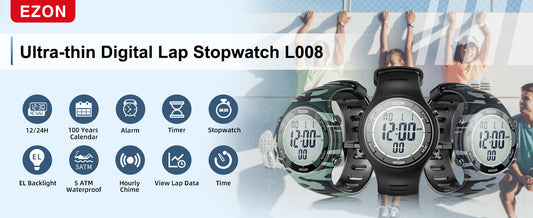 Group-Sports-Motivation-Step-Challenges-with-Digital-Sports-Watches EZON Watch