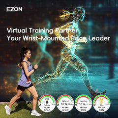 EZON R6 Professional Outdoor Sports Watch — Sony GPS Positioning, 24/7 Heart Rate Monitoring & 50M Water Resistant EZON Watch