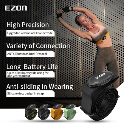 EZON ECG Heart Rate Monitor Chest Belt C009Pro