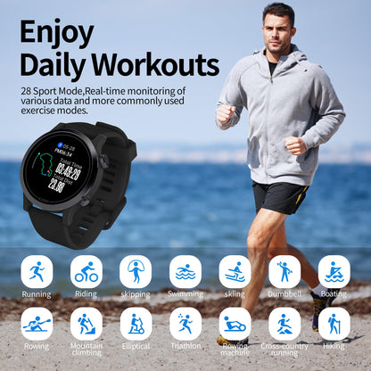 EZON  R7 GPS Sports Watch: For multi-sport athletes in running,swimming,cycling,triathlon,marathon who want PB new breakthrough