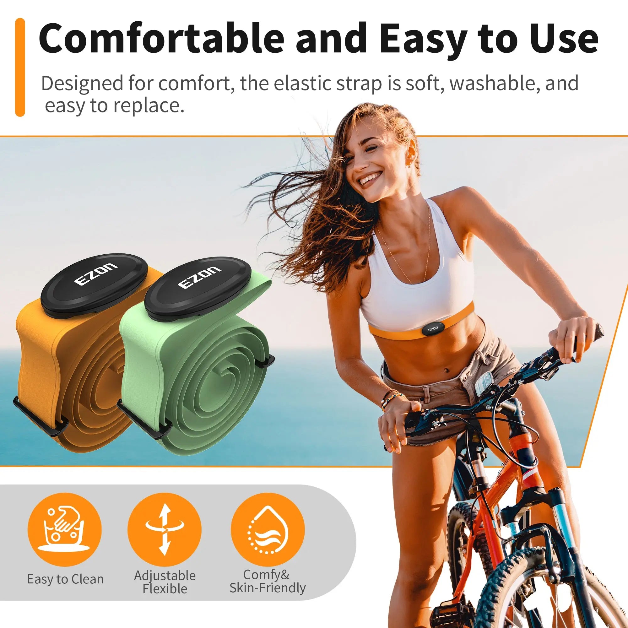 EZON ECG Heart Rate Monitor Belt C009Pro EZON